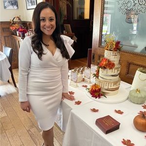 White long sleeve dress